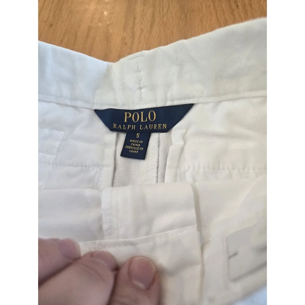 Polo Ralph Lauren Boys 5T 5 Chino White Shorts NWT Summer Beachy Vacation
